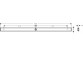 Panel настенный Hansgrohe WallStoris, 70cm, белый мат.