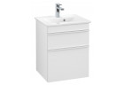 Шкафчик для раковины Villeroy&Boch Venticello, 466x590x400mm, uchwyty белый, белый мат.