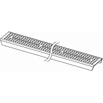 Ruszt prosty TECE drainline Quadratum 700 mm stal szczotkowana- sanitbuy.pl