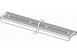 Ruszt prosty TECE drainline Quadratum 1000 mm stal szczotkowana- sanitbuy.pl