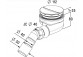 Сифон для поддона Radaway Turboflow TB50, хром