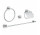 Grohe Essentials Набор akcesoriów łazienkowych 4 w 1 хром