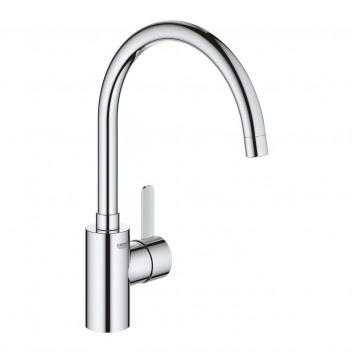 Смеситель для мойки Grohe Eurosmart Cosmopolitan, напольный, wyciągana i obracana излив, хром