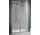 Двери для душа для ниши Novellini Lunes 2.0 B, 90-96cm, стекло бесцветное, профиль серебряный
