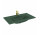 Раковина с тумбой Elita Skappa 80, 81.5 x 46.6 cm, z переливом, отверстие под смеситель, forest green мат.