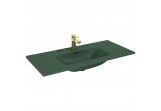 Раковина с тумбой Elita Skappa 100, 101.5 x 46.6 cm, z переливом, отверстие под смеситель, forest green мат.
