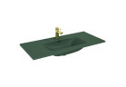 Раковина с тумбой Elita Skappa 100, 101.5 x 46.6 cm, z переливом, отверстие под смеситель, forest green мат.