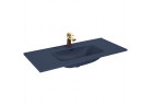 Раковина с тумбой Elita Skappa 100, 101.5 x 46.6 cm, z переливом, отверстие под смеситель, navy blue мат.
