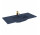 Раковина с тумбой Elita Skappa 100, 101.5 x 46.6 cm, z переливом, отверстие под смеситель, navy blue мат.
