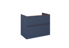 Komoda подвесной Elita Look, 80cm, 2 szuflady, navy blue мат.