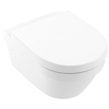 Combi-Pack подвесной унитаз WC с сидением Villeroy & Boch Architectura, 53x37cm, DirectFlush, bezkołnierzowa, Weiss Alpin