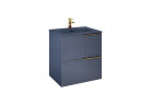 Шкафчик для раковины Elita Soho, 60cm, 2 szuflady, navy blue мат.