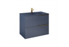 Шкафчик для раковины Elita Soho, 80cm, 2 szuflady, navy blue мат.