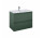 Шкафчик для раковины Elita Split, 80cm, 2 szuflady, forest green мат.