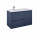 Шкафчик для раковины Elita Split, 100cm, вариант левосторонний, 2 szuflady + корзина cargo, navy blue мат.