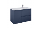 Шкафчик для раковины Elita Split, 100cm, вариант правосторонний, 2 szuflady + корзина cargo, navy blue мат.