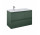 Шкафчик для раковины Elita Split, 100cm, вариант левосторонний, 3 ящика, forest green мат.