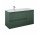 Шкафчик для раковины Elita Split, 120cm, вариант левосторонний, 2 szuflady + корзина cargo, forest green мат.