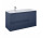 Шкафчик для раковины Elita Split, 120cm, вариант левосторонний, 2 szuflady + корзина cargo, navy blue мат.