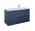 Шкафчик для раковины Elita Split, 120cm, вариант правосторонний, 2 szuflady + корзина cargo, navy blue мат.
