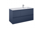 Шкафчик для раковины Elita Split, 120cm, вариант правосторонний, 3 ящика, navy blue мат.