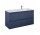 Шкафчик для раковины Elita Split, 120cm, вариант правосторонний, 3 ящика, navy blue мат.