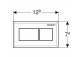 Pneumatyczny кнопка uruchamiający WC Geberit, dwudzielny, Sigma 8cm, хром глянцевый