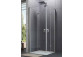 Двери Huppe Design Pure распашные складные, szer. 80 cm, wys. 200 cm, Black Edition, стекло прозрачное z Anti Plaque