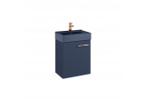 Set подвесной шкафчик с раковиной Elita Tiny, 45cm, 1 дверки, navy blue мат.