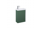 Set подвесной шкафчик с раковиной Elita Spring, 45cm, 1 дверки, forest green мат.