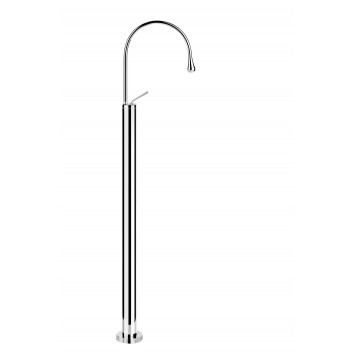 Смеситель для ванны напольный Gessi Goccia, высота 118,8cm, White CN