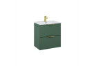 Set шкафчик с раковиной Elita Street Plus, 50cm, 2 szuflady, forest green мат.