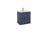 Set шкафчик с раковиной Elita Street Plus, 50cm, 2 szuflady, navy blue мат.