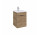 Set шкафчик с раковиной Elita Qubo Plus, 40cm, 1 дверки, дуб canela