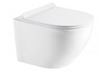 Подвесной унитаз WC Oltens Hamnes PureRim, 52x35,5cm, powłoka SmartClean, белый