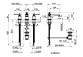 Смеситель для раковины Gessi Venti20, напольный, высота 317mm, клапан automatyczny, хром