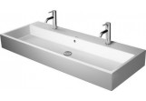 Раковина с тумбой Duravit Vero Air, 120x47cm, z переливом, 2 otwory na baterie, glazurowany spód, белый