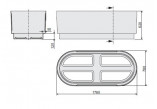 Панели для ванны Sanplast COMFORT 100x140 cm цвет белый