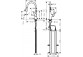 Смеситель кухонный Hansgrohe Talis M54, однорычажный, высота 435mm, выдвижной излив, 1jet, sBox, хром