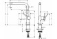 Смеситель кухонный Hansgrohe Talis M54, однорычажный, высота 27 cm, выдвижной излив, 1jet, sBox, хром