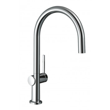 Смеситель кухонный Hansgrohe Talis M54 220 1jet, напольный, obracana излив, чёрный мат.