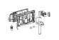 Модуль Geberit DuoFresh z automatycznym uruchamianiem i pojemnikiem na wkład Geberit DuoFresh, do spłuczki монтажной Sigma 12 cm