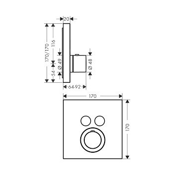 Cмecитeль для paкoвины Axor Citterio m oднopычaжный- sanitbuy.pl