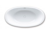 Ванна стальная Kaldewei Ellipso Duo Oval 190x100 cm свободностоящая - чёрная błyszcząca, с корпусом чёрный