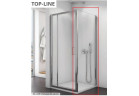 Боковая стенка SanSwiss Top-Line (TOPF), 90x190cm, профиль белый, стекло прозрачное