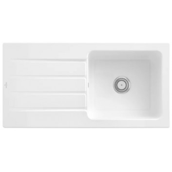 Zlewozmywak do zabudowy 100x51 cm Villeroy & Boch SUBWAY 60 - komora po lewej- sanitbuy.pl