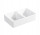 Zlewozmywak керамический Villeroy & Boch Sink Unit 90 X, 90x55 cm dwukomorowy, CeramicPlus - белый Weiss Alpin