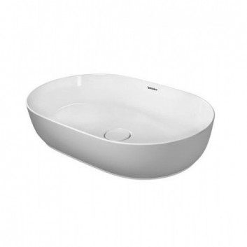 Накладная раковина Duravit LUV 60x40 cm шлифованная, белая - sanitbuy.pl