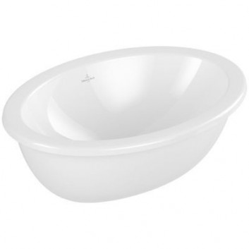 Раковина Villeroy & BochLoop & Friends Раковина в столешнице, 430 x 285 x 185 mm, Weiss Alpin CeramicPlus, без перелива, Nieszlifowany 