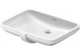  Umywalka nablatowa, Duravit DuraStyle, 560x455 mm, 1-otworowa, Biały Alpin WonderGliss- sanitbuy.pl